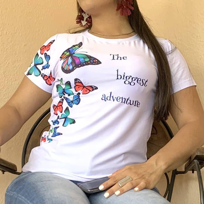 T-Shirt Mariposas The Biggest Adventure