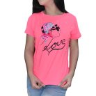 T-Shirt con Perlas Mujer con Pañoleta "Love"