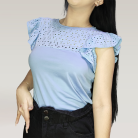 Blusa manga olanes de ojalillo