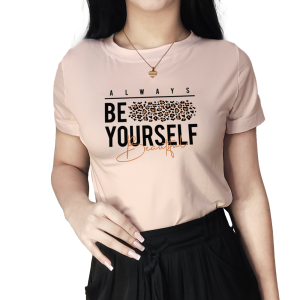 T-Shirt Always Be Yourself Animal Print