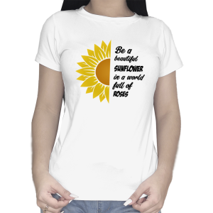 T-Shirt Medio Girasol - Be a Beautiful Sunflower