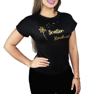 T-Shirt Diente de León Dorado Scatter Kindness