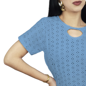 Blusa Venezia de Ojalillo y Escote Ovalo