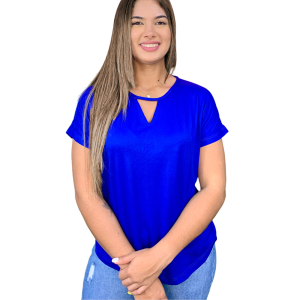 Blusa Casual Andrea Escote Triángulo