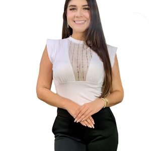 Blusa de Vestir Elegante Roma Brillo Manga Japonesa