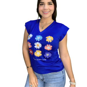 T-Shirt 9 Margaritas Believe in Yourself Manga Japonesa Cuello V