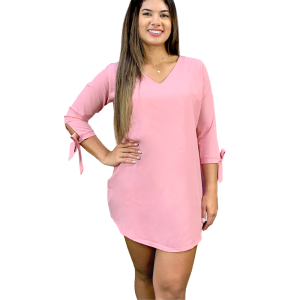 Vestido Elegante Deluxe Indira Manga 3/4