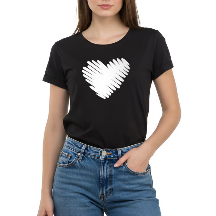 11 - CORAZON RAYADO - NEGRO