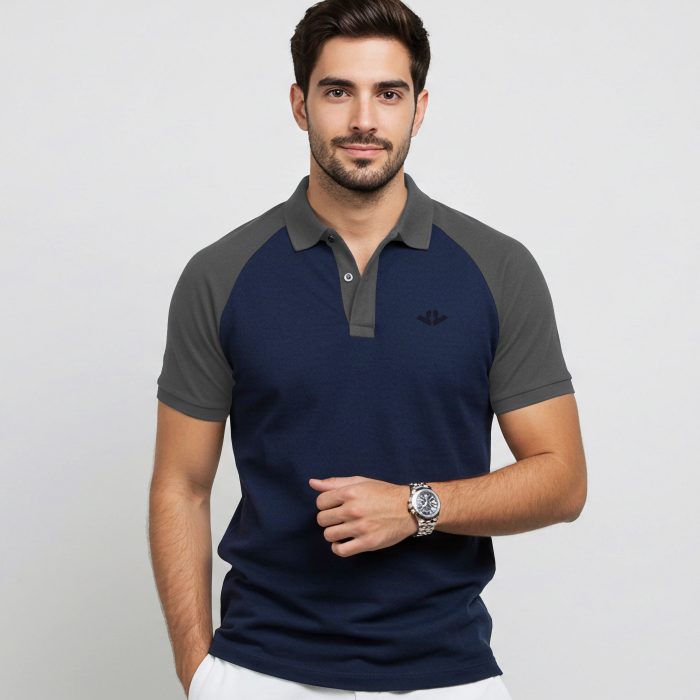1-1 CHEMISE RAVEL (HH0690) - GRIS AZUL MARINO