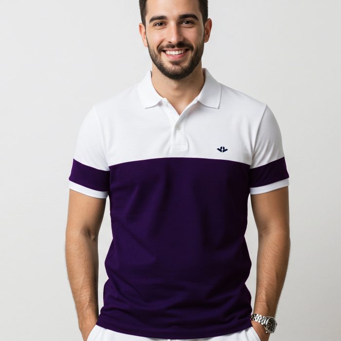 1-1 CHEMISE WAGNER (HH0688) - AZUL MARINO
