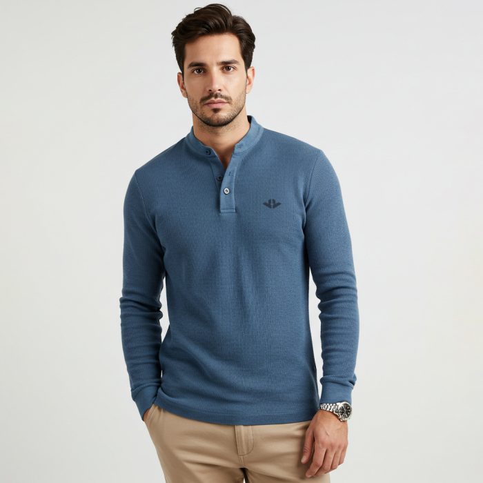 1-1 Suerter Rib Acanalado Liszt (SR0693) - Azul